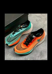 Nike Running Shoes - Vibrant Orange & Teal