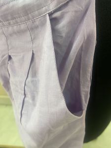 Lavender Chikankari Kurta Set