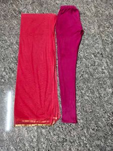 Beautiful Pink &amp; Blue Embroidered Anarkali Suit