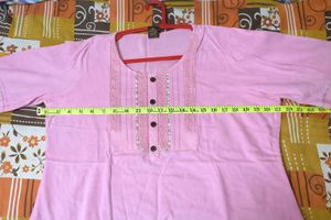 👚Pink Cotton Blend Top XXL (44”)