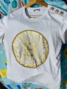 Balmain White Tee