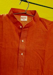 Orange Colour Kurta Or Panjabi.