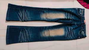 Stylish Blue Wash Denim Jeans