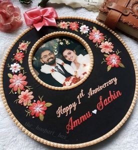 Customisable Double Hoop With Photo
