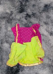 Vibrant Rani & Sea Green New Duppata