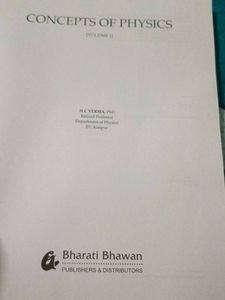 Concepts of Physics Vol 1 by H.C. Verma