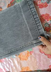 Gray Denim Jeans