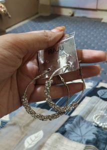 Sparkling Hoop Earrings