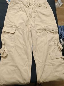 Stylish Beige Cargo Pants