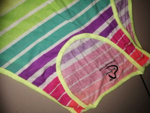 Colorful Striped Racerback Tank Top