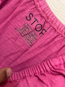 SHOPPER STOP Pink Ruffle Top