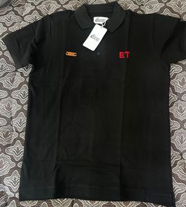 Black Cross Country Polo T-Shirt