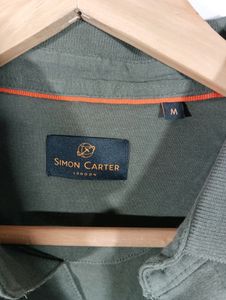 Olive Green Printed Casual T-shirt (Men)