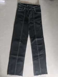 women black straight fit jeans