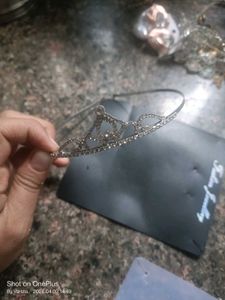 Sparkling Tiara Headband with free ring