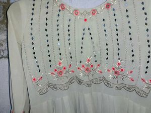 Embroidered sharara set