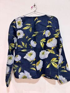 Floral Blazer Shrug
