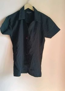 WOMEN BLACK CASUAL FORMAL SHIRT PANT