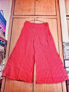 Stylish Black Kurta with Red Palazzo Pants