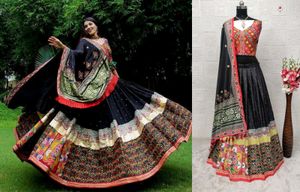 Printed Lehanga Choli Vt