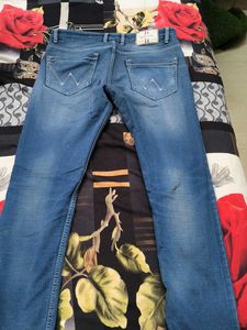 Blue Wash Denim Jeans