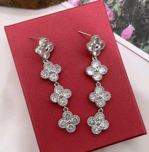 Elegant Clover Drop Earrings