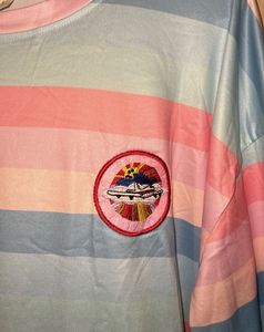 Japenese Pastel Stripe Long Sleeve Shirt