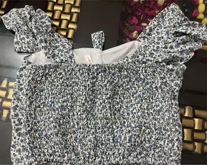 Floral Print Crop Top