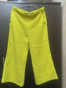 Zara Chic Lime Green Pants (label missing)