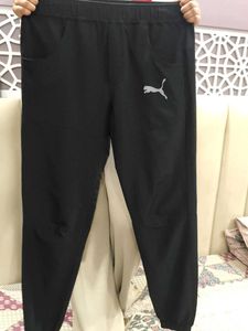 women's Black Puma Cargo Pants