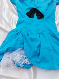 Vibrant Blue Cosplay Dress