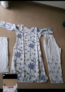 Embroidered Kurta Set with Dupatta