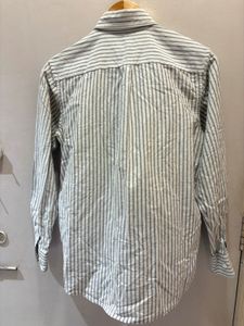 Classic Pinstripe Button-Down Shirt