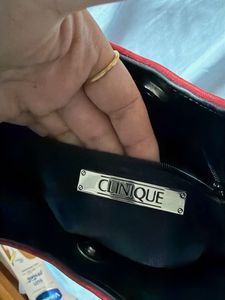 Clinique Red Handbag