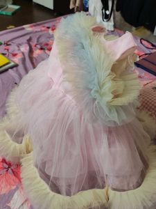 Adorable Pink Tulle Dress with Bow