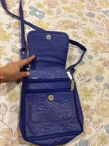 Dark Burgundy  Leather Handbag from Baggie
