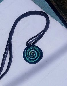 ocean inspiredSpiral Pendant Necklace