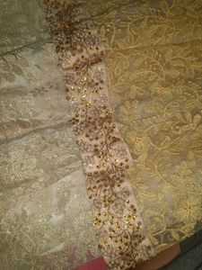 Yellow Wedding Gown with dupatta
