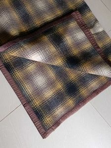 Vintage Plaid Throw Blanket