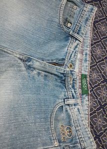 Light Wash Denim Jeans