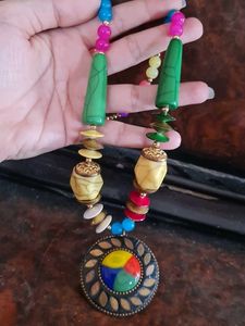 Unique Colorful Statement Necklace