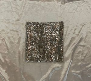 Sparkling Sequin Strapless Top