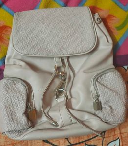 Premium leather two way Stylish Backpack