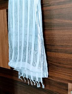 Handloom Dupatta Grey Brand New