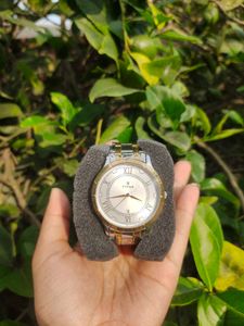 Titan Men's Watch - Silver and Gold
