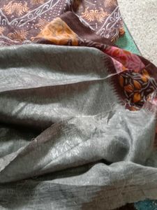 Grey Saare Rasgulla Febric