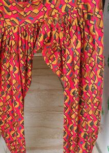 Elegant Brown Kurta with Patiala Pants