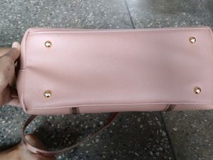 Dressbery Pink Solid Shoulder Bag