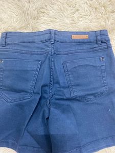 Classic Blue Denim Shorts