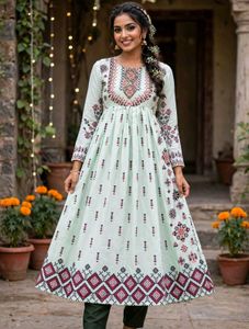 Elegant Printed Kurta with Pants Set